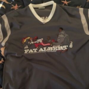 Fat Albert Fubu Shirt Jersey Grey Size XL Number 72 Platinum
